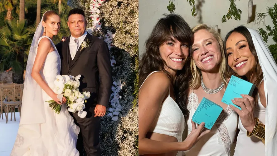 Depois da cerimónia religiosa íntima, a grande festa de casamento de Celina  Locks e Ronaldo, o